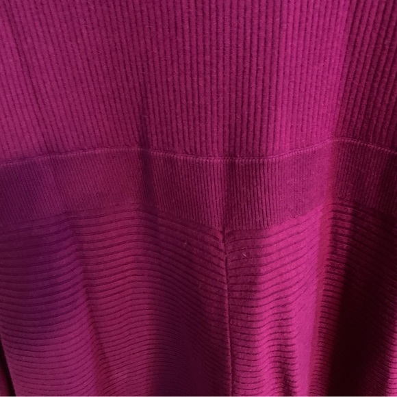 WORN ONCE Banana Republic Magenta Sweater Dress XL - Picture 3 of 4